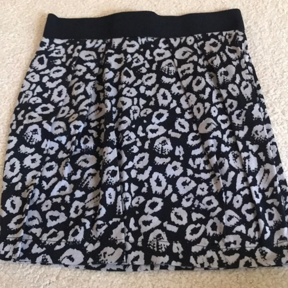 Cheetah print mini skirt